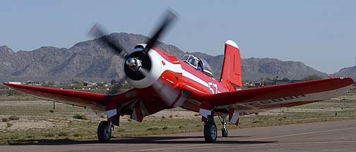 Goodyear F2G-1 Corsair NX5588N, Cactus Fly-in, March 2, 2012